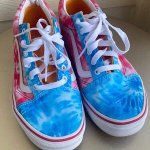Vans Junior size 7 Colorful Tie-Dye Sneakers